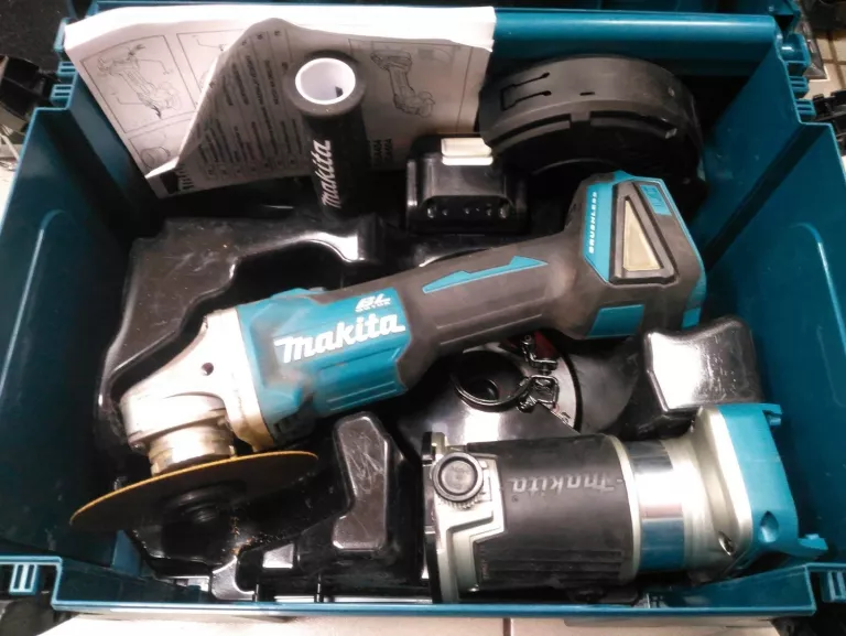 ZESTAW MAKITA DGA513RT3J (SZLIFIERKA,FREZARKA)