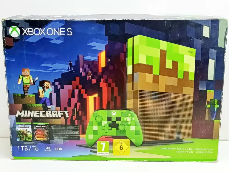 KONSOLA XBOX ONE S MINECRAFT EDTITION