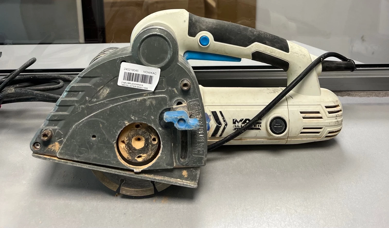 bruzdownica-macallister-mswc1500-stan-uzywany