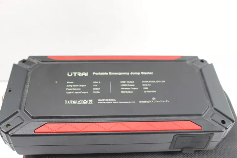 JUMP STARTER URZĄDZENIE ROZRUCHOWE POWERBANK UTRAI 12V 2500A