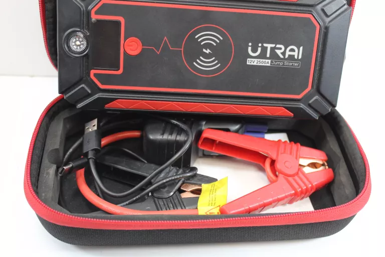 JUMP STARTER URZĄDZENIE ROZRUCHOWE POWERBANK UTRAI 12V 2500A