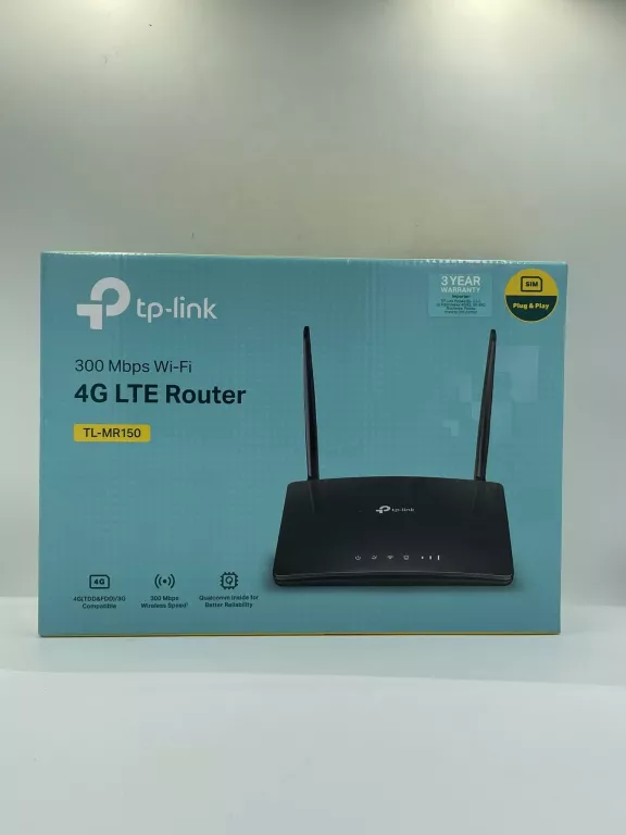 TP-LINK 300MBPS WI-FI 4G LTE ROUTER TL-MR150
