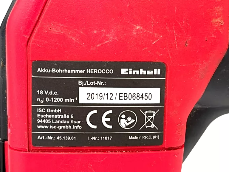 MŁOT EINHELL HEROCCO 18V