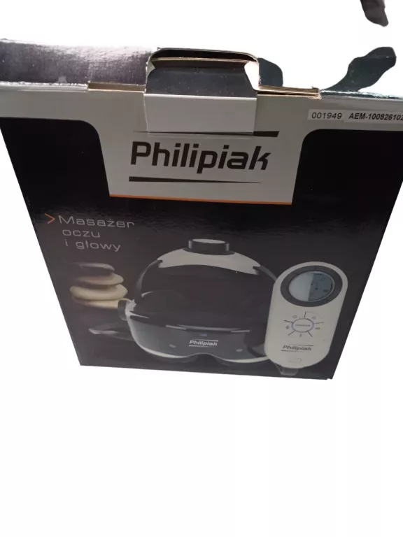 PHILIPIAK - MASAŻER OCZU I GŁOWY STAN BDB KOMPLET