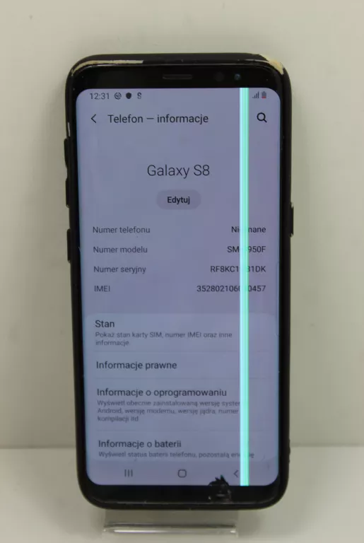 telefon-smartfon-samsung-galaxy-s8-uszkodzony-wyswietlacz-stan-uszkodzony