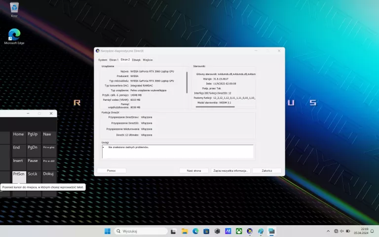ASUS ROG ZEPHYRUS M16 16" IPS 165HZ I7-12700H 16GB RAM 1TB SSD RTX 3060