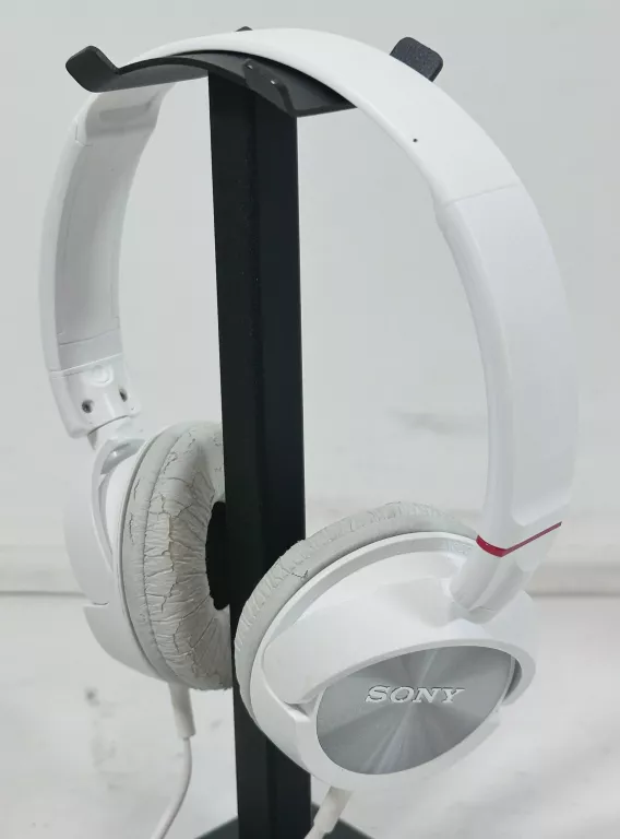 SONY SŁUCHAWKI NAUSZNE PRZEWODOWE BIAŁE MDRZX100 ZX