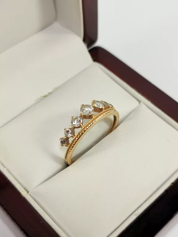 zloty-pierscionek-korona-cyrkonie-585-215g-r15-stan-11323-2