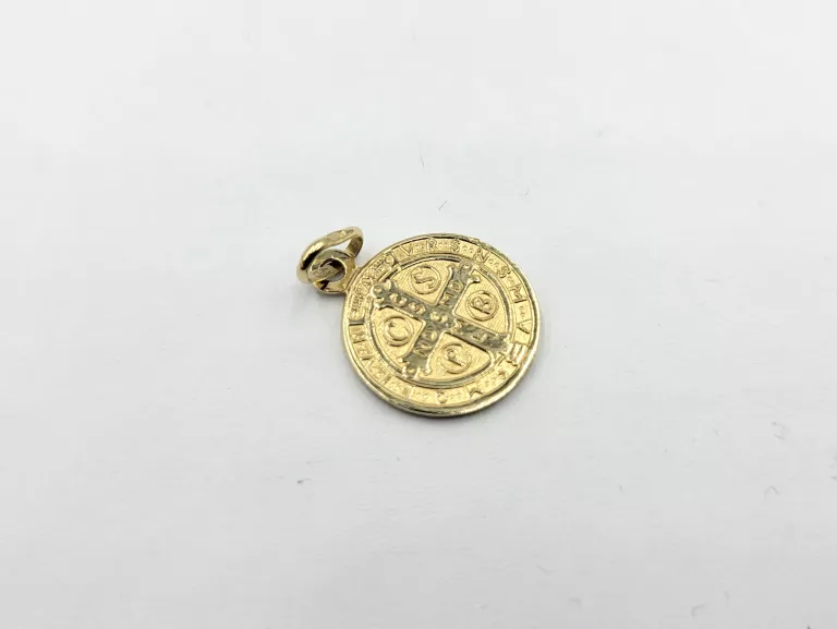 ZŁOTY MEDALIK ŚW. BENEDYKT 585 1,99G