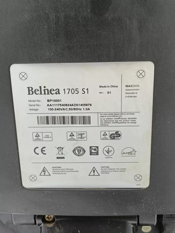 MONITOR BELINEA 1705 S1