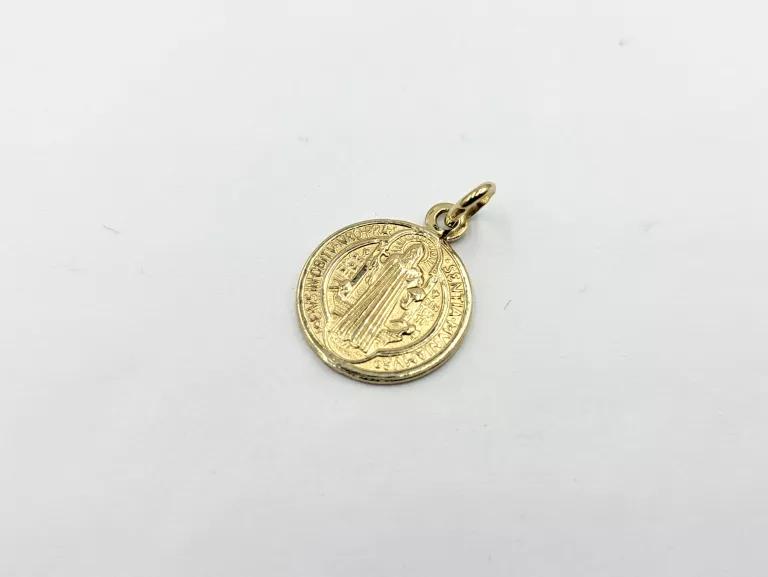 ZŁOTY MEDALIK ŚW. BENEDYKT 585 1,99G