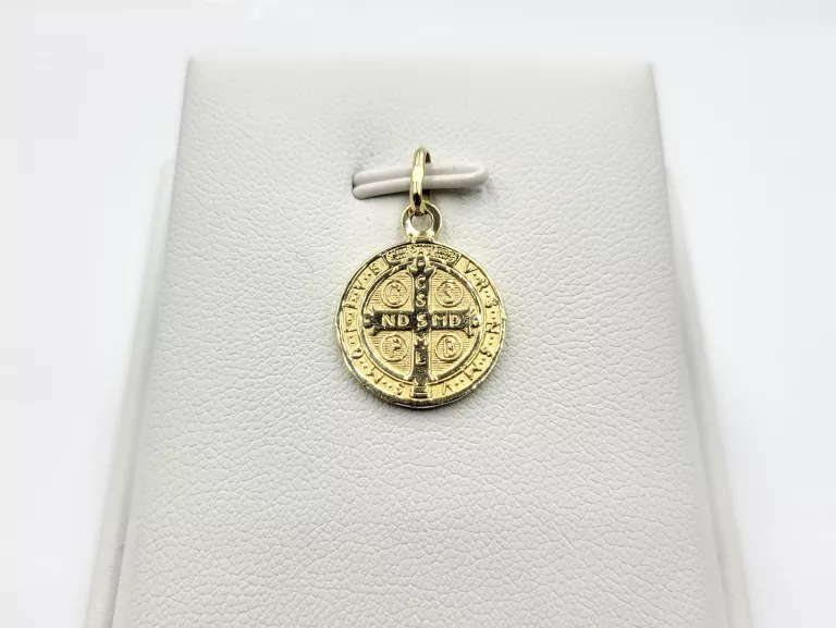 ZŁOTY MEDALIK ŚW. BENEDYKT 585 1,99G
