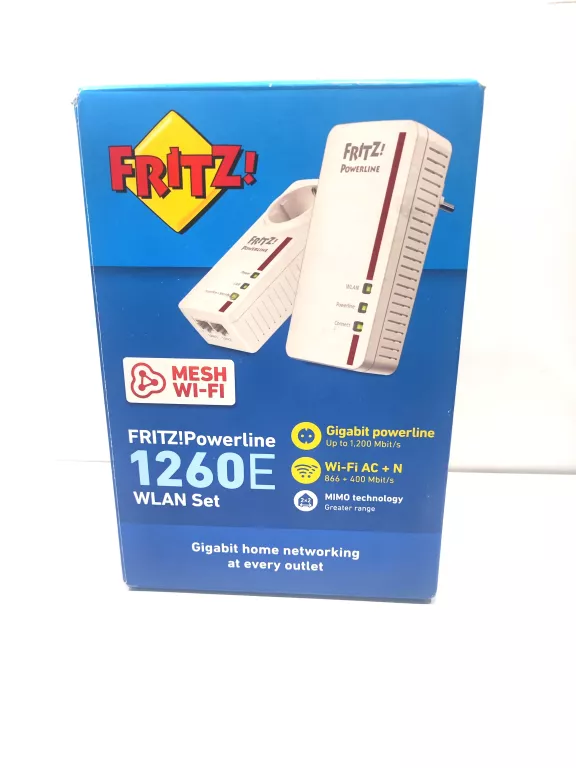 TRANSMITER SIECIOWY AVM FRITZ! POWERLINE 1260E WLAN OPIS!!!