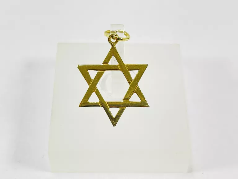 ZŁOTA ZAWIESZKA GWIAZDA DAWIDA 585 0,78G 2,2CM