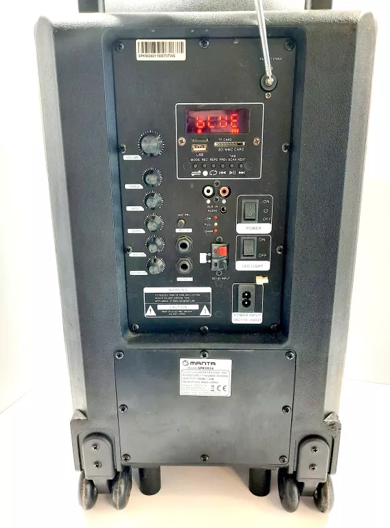 MANTA GŁOŚNIK SPK5024 BLUETOOTH AUDIO KARAOKE