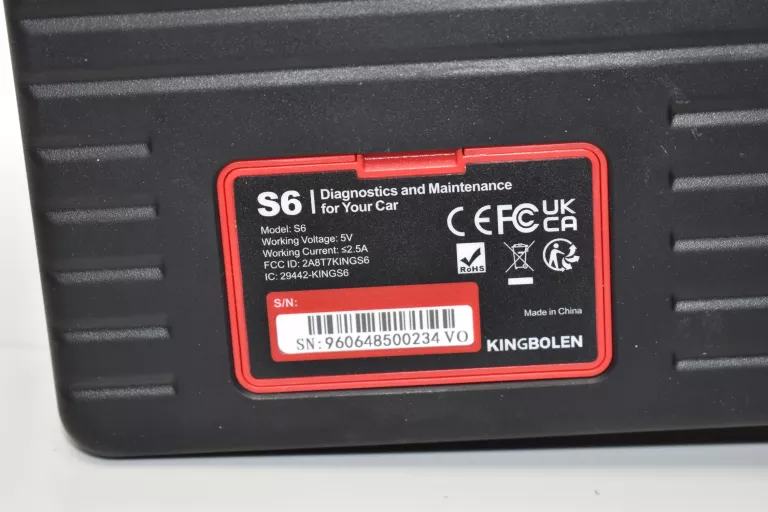 INTERFEJS DIAGNOSTYCZNY SKANER OBD2 KINGBOLEN S6