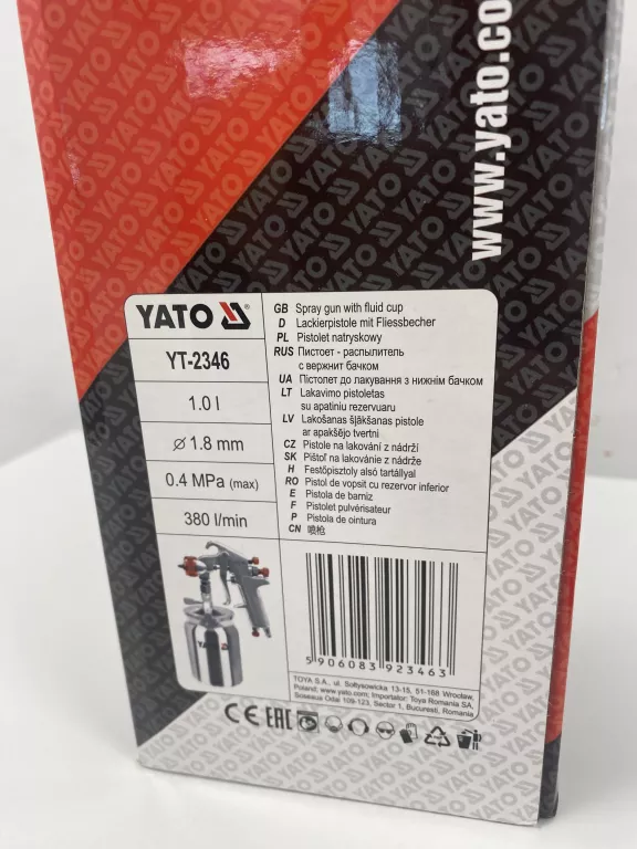 YATO YT-2346 PISTOLET LAKIERNICZY
