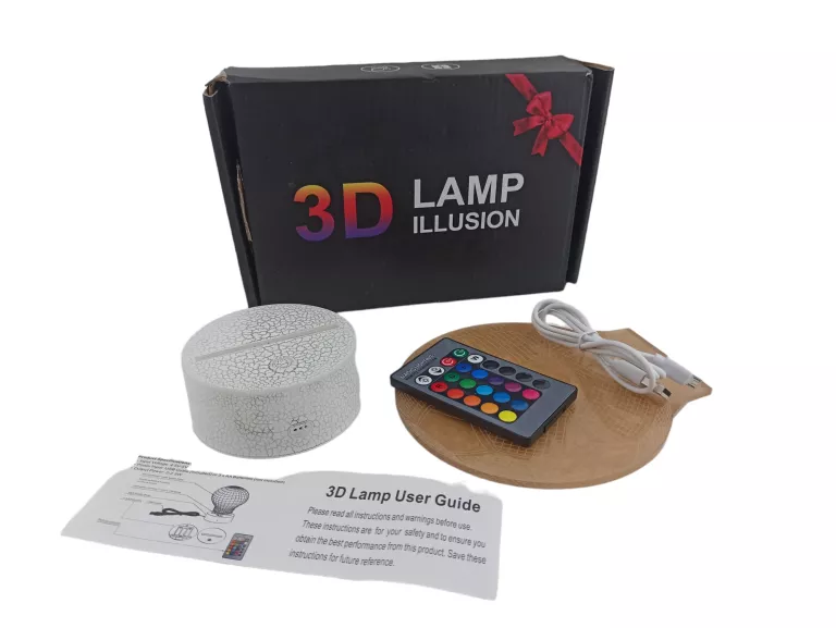 LAMPKA 3D PIŁKA ILUZJA