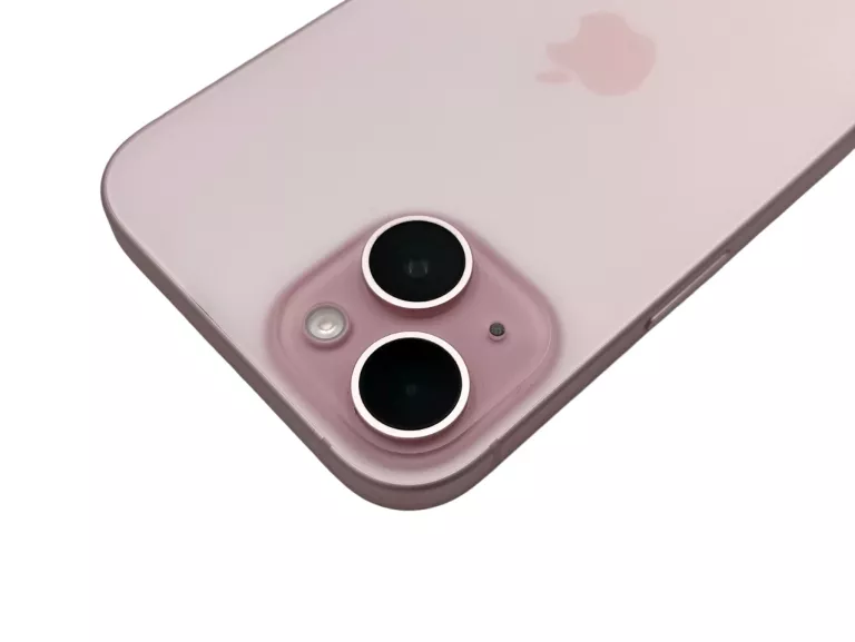 APPLE IPHONE 15 ROSE 6/128GB 6,5" 60HZ 12/48MPX 100% KONDYCJI - NA CZĘŚCI!