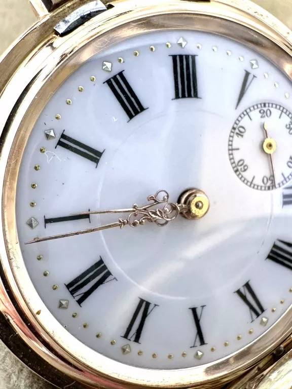 ZŁOTY ZEGAREK KIESZONKOWY 14K