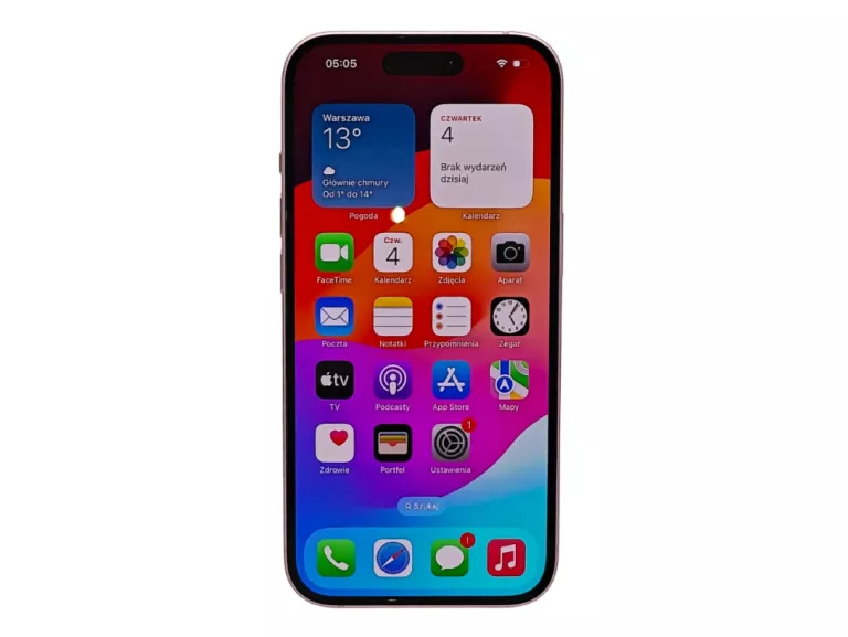 APPLE IPHONE 15 ROSE 6/128GB 6,5" 60HZ 12/48MPX 100% KONDYCJI - NA CZĘŚCI!
