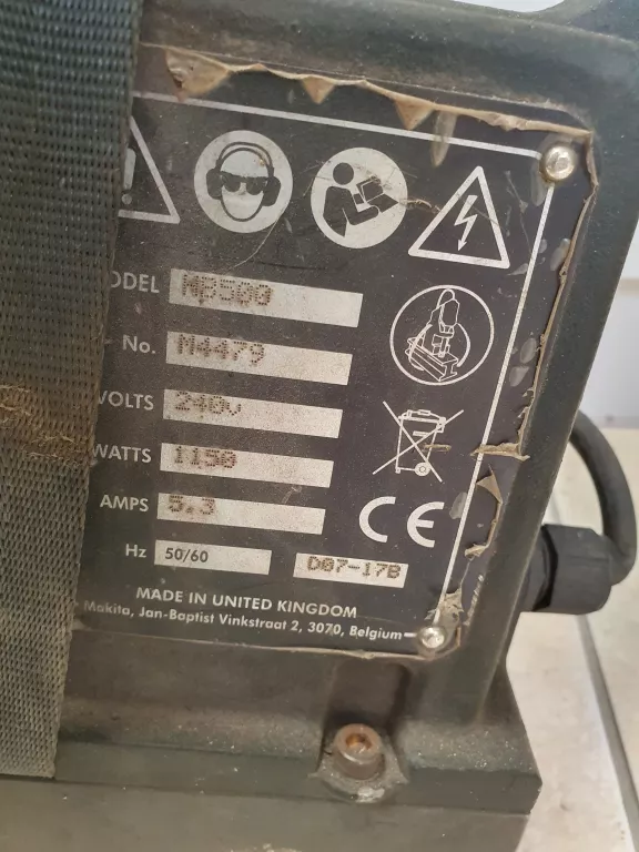 WIERTARKA MAGNETYCZNA MAKITA HB500 Z WALIZKĄ