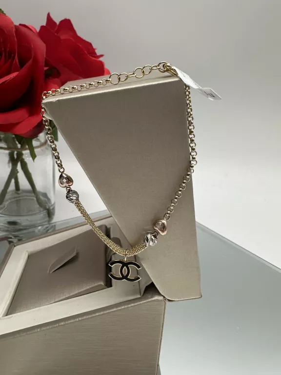 zlota-bransoletka-585-coco-chanel-cc-18-20cm-slowackiego-4-walbrzych-sj