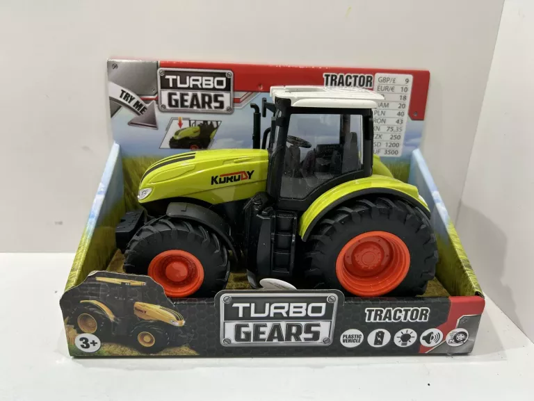 TURBO GEARS ZIELONY CIĄGNIK TRAKTOR