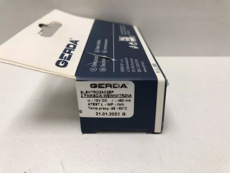 GERDA ELEKTROZACZEP ASYMETRYCZNY PN-EN 14846:201