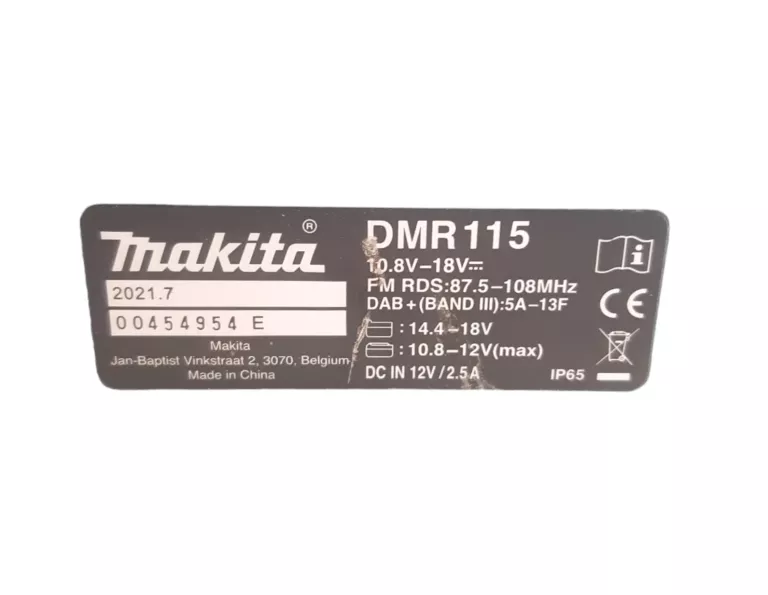 RADIO MAKITA DMR 115