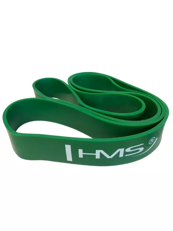 GU05 GREEN 45 X 4.5 X 2080 MM GUMA DO ĆWICZEŃ HMS + ZACISKACZ RÓŻOWY