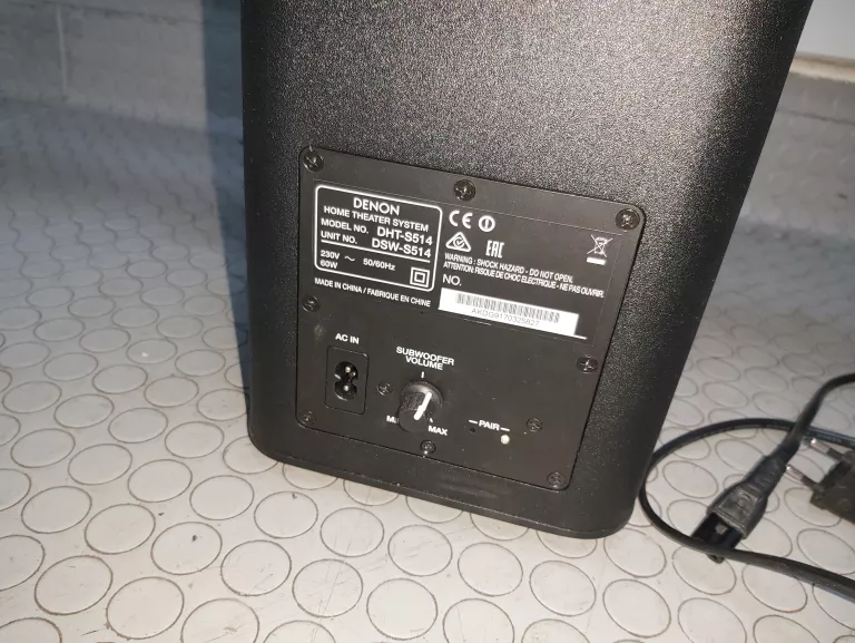 SOUNDBAR SUBWOOFER DENON DHT-S514 + PILOT