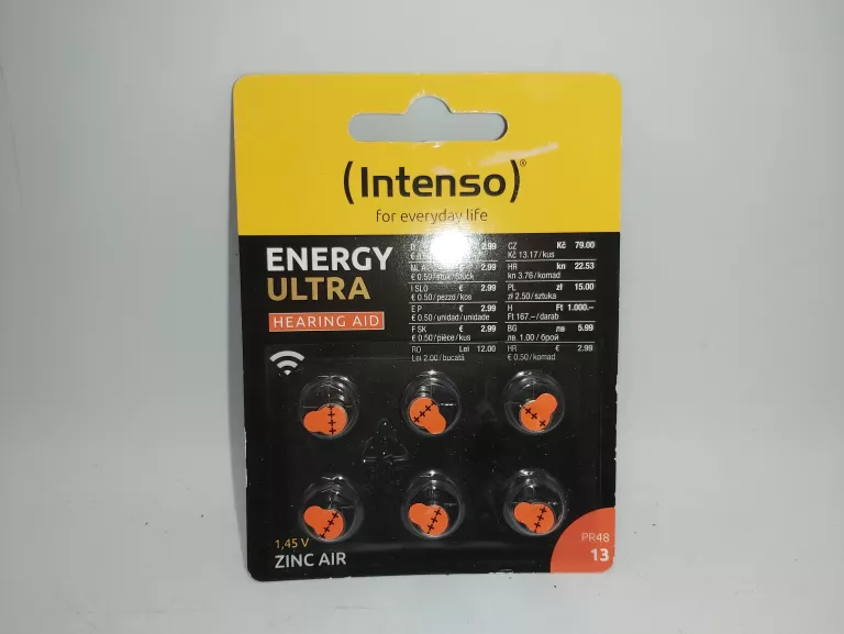 BATERIE INTENSO ENERGY ULTRA HEARING AID PR70 10