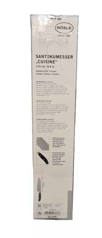 ROSLE NÓŻ CUISINE 17,5CM SANTOKU