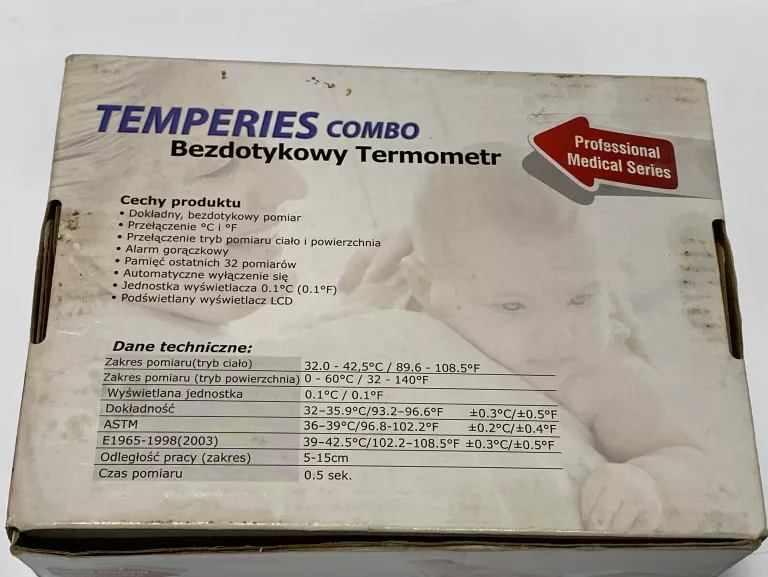 TERMOMETR BEZDOTYKOWY TEMPERIES DT-8806H