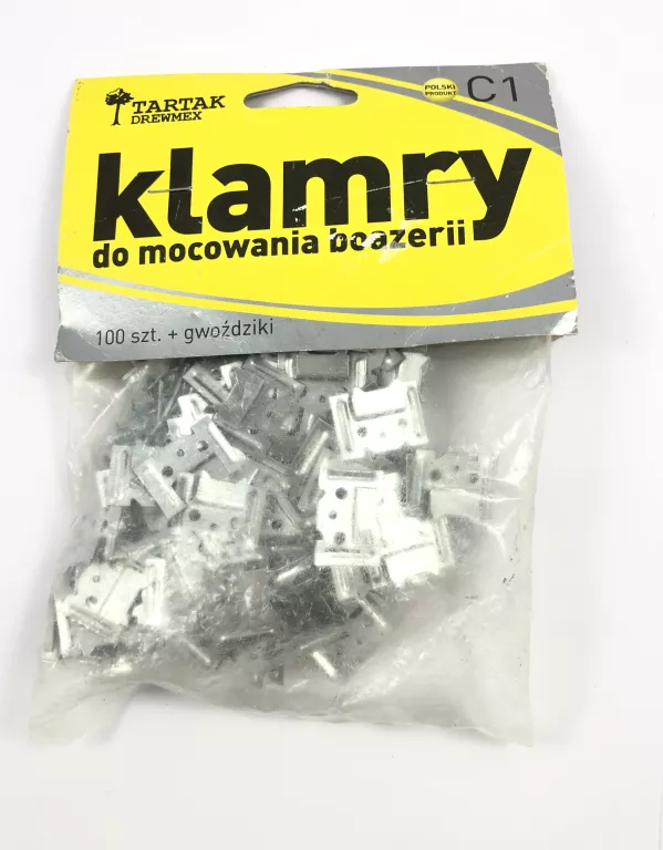 KLAMRY DO MOCOWANIA BOAZERI C1 100 SZTUK
