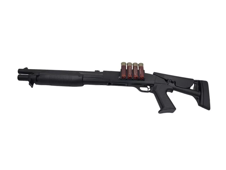 STRZELBA AIRSOFT ASG FRANCHI SAS12 FLEX-STOCK + 4 NABOJE