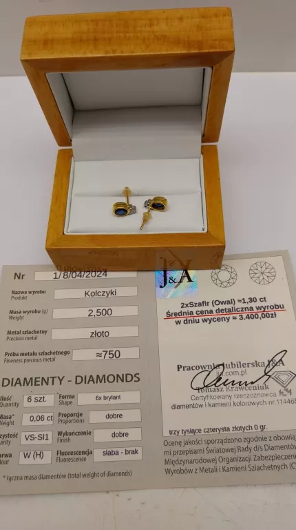 zlote-kolczyki-z-brylantami-i-szafirami-750-25g-bez-zapiec-wyc3400-rodzaj-zapiecia-sztyft