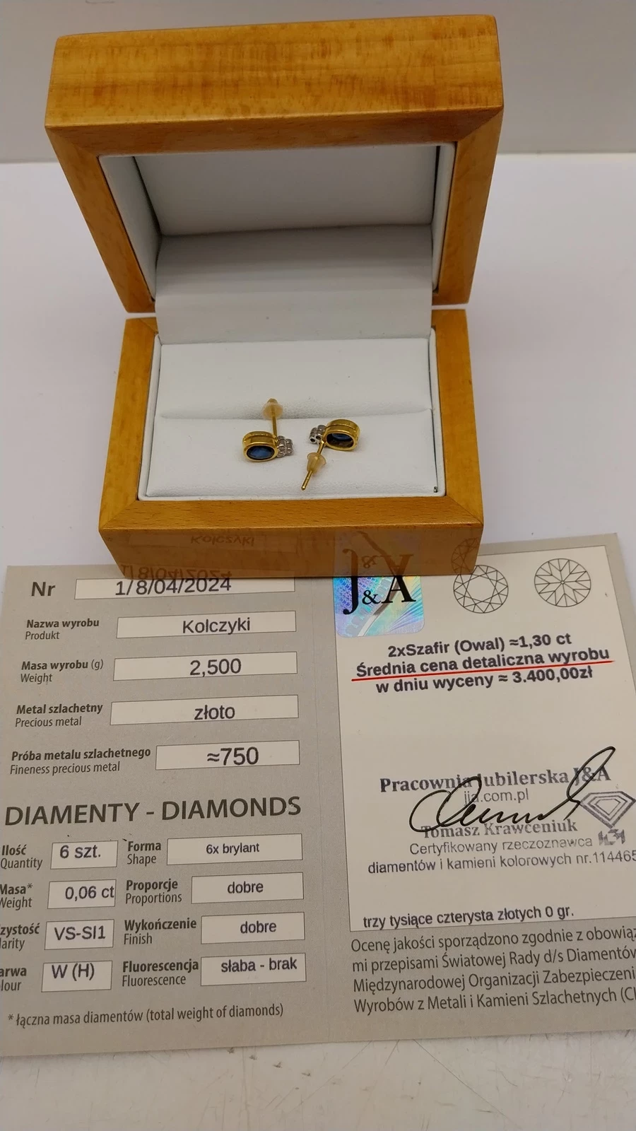 zlote-kolczyki-z-brylantami-i-szafirami-750-25g-bez-zapiec-wyc3400-rodzaj-zapiecia-sztyft