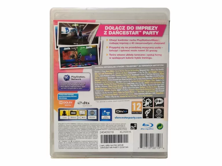 GRA NA PS3 MOVE DANCESTAR PARTY ZOSTAŃ GWIAZDĄ TAŃCA