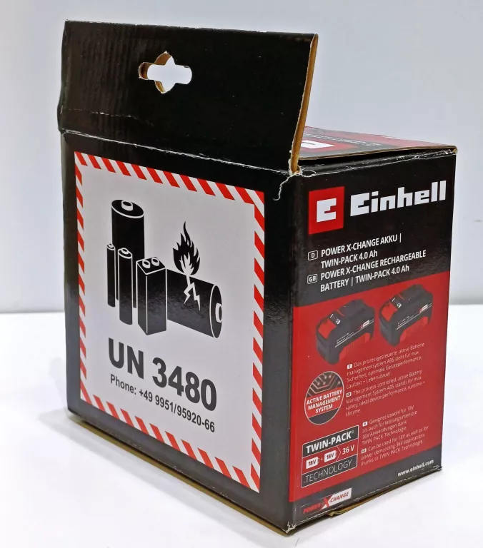 AKUMULATOR DO ELEKTRONARZĘDZI EINHELL 18V 2X 4,0AH
