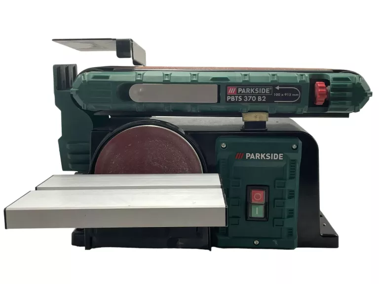 SZLIFIERKA TAŚMOWO-TALERZOWA PARKSIDE PBTS 370 B2 370W