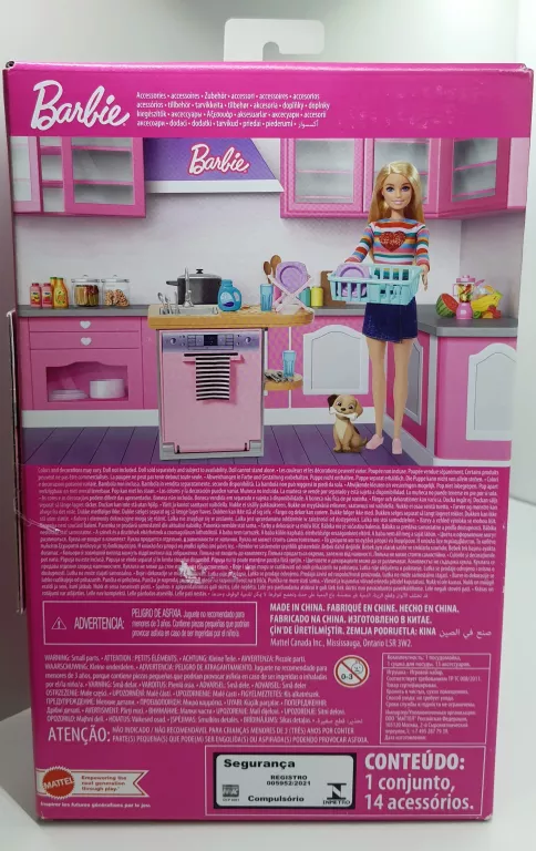 BARBIE - ZESTAW MEBLI DO KUCHNI HJV34