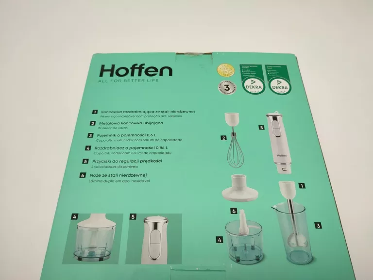 BLENDER RĘCZNY HOFFEN HB809-800 800 W