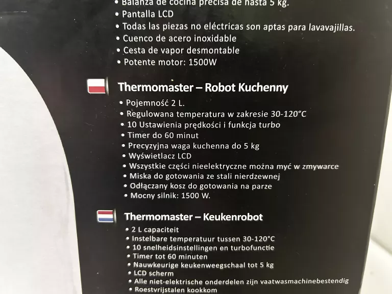 ROBOT KUCHENNY KALORIK THERMOMASTER HA 1020 PUDEŁKO