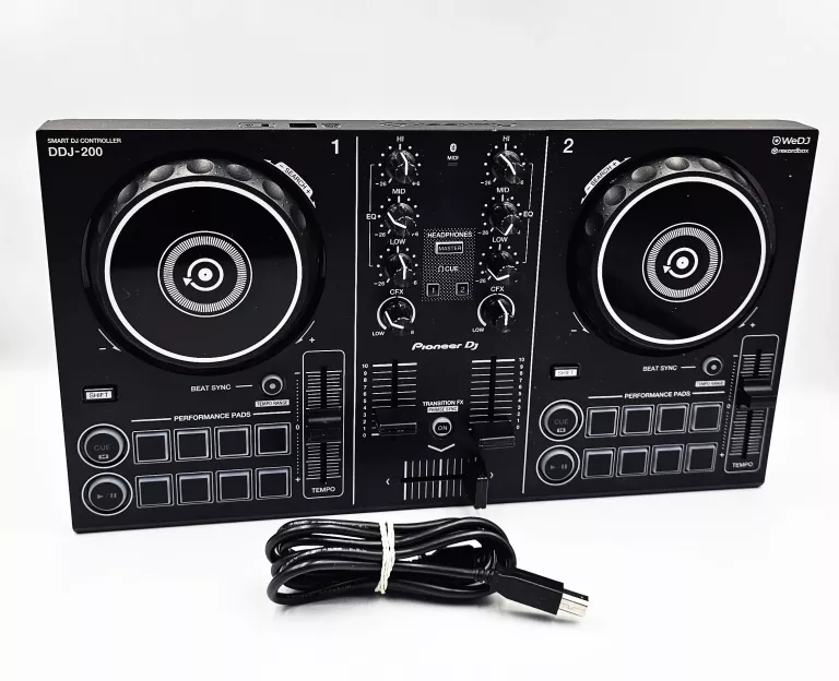 Pioneer DJ DDJ-200 コントローラー　2023年製 DDJ-200 (archived) 2-channel Smart DJ controller (black