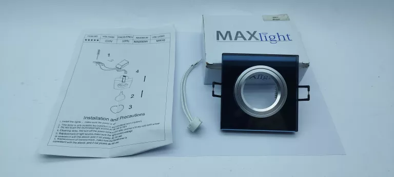 OPRAWA WPUSTOWA MAXLIGHT- BLACK (9901)