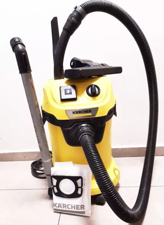 ODKURZACZ PRZEMYSŁOWY KÄRCHER WD3 P 1000 W KONCÓWKI
