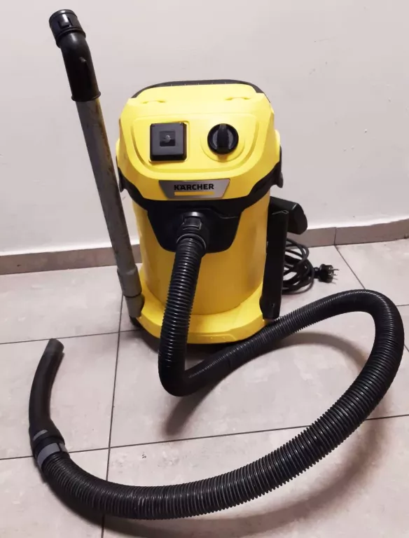 ODKURZACZ PRZEMYSŁOWY KÄRCHER WD3 P 1000 W KONCÓWKI