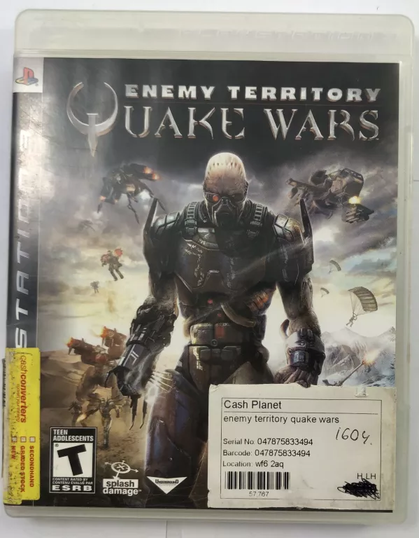 GRA PS3 QUAKE WARS ENEMY TERRITORY
